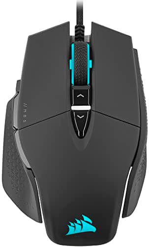 CORSAIR M65 RGB ULTRA Wired Mouse da Gioco FPS Sintonizzabile - 26.000 DPI - Interruttori Ottici - Tecnologia AXON Hyper-Processing - Compatibile con iCUE - PC, Mac, PS5, PS4, Xbox - Nero