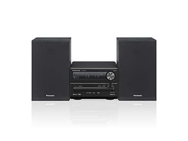 Panasonic SC-PM250BEGK Sistema Micro Hi-Fi a 2 Canali, Radio Digitale DAB+, Lettore CD, Bluetooth, USB, Audio di Alta Qualità, Bassi Intensi e Suono Nitido, Design Compatto ed Elegante, Nero