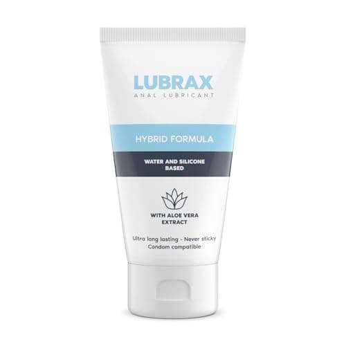 INTIMATELINE | Lubrax - Gel Lubrificante Intimo per Rapporti Anali, Base Silicone e Acqua, con Aloe Vera, 50 ml