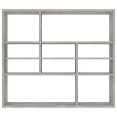 Tidyard Scaffale Libreria da Parete Moderno in Truciolato 90x16x78 cm,Libreria a Muro,Libreria da Parete,Mensole Moderne,Mensole da Muro,Librerie per Soggiorno,Libreria sospesa a Muro,Libreria Parete