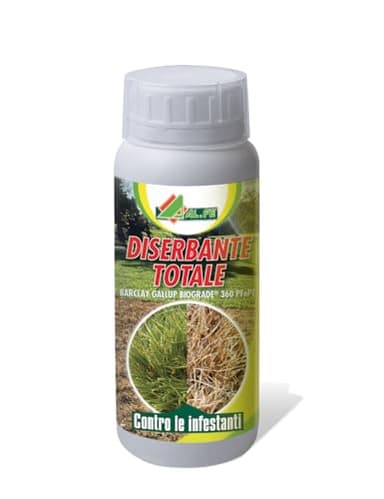 AL.FE Diserbante Totale, Erbicida Sistemico a Rapido Assorbimento per il Controllo delle Infestanti Annuali e Perenni Flacone da 500 ml