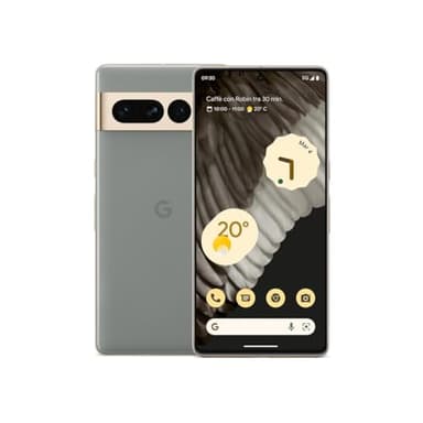 Google Pixel 7 Pro - Smartphone 5G Android sbloccato con teleobiettivo, grandangolo e batteria che dura 24 ore - 128GB, Grigio verde