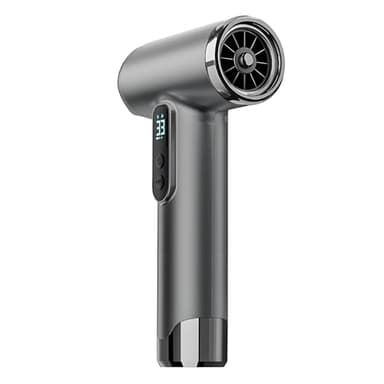Asciugacapelli Senza Fili, Asciugacapelli Ricaricabile USB 100.000 Giri/min 15.000 MAh, Asciugacapelli Ad Asciugatura Rapida da 200 W con Ugello per Viaggi a Casa (SILVER)
