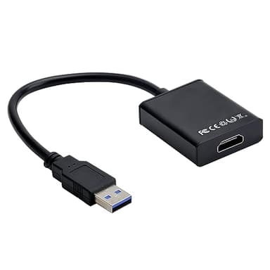 Adattatore USB HDMI, USB 3.0/2.0 a HDMI 1080p Full HD Video Audio Multi Monitor PC Adattatore convertitore HDTV Adattatore cavi HDMI USB Compatibile con macos window xp window7 window8 window10