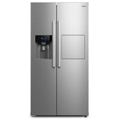 Midea Frigo/congelatore side-by-side KS-EIX 6.23/altezza 176,5 cm/no frost/compressore inverter/con vano bar/distributore acqua/ghiaccio con attacco acqua fisso/doppio controllo classe energetica E