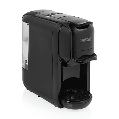 Princess Macchina da caffè multi capsula in acciaio 3 in 1 - 19 bar - 0,6 L - adatta per Nespresso, Dolce Gusto e varie capsule o cialde ESE - 249452