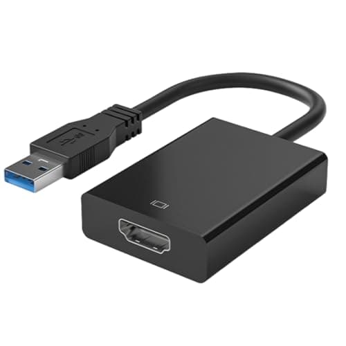 Adattatore da USB a HDMI per monitor Windows 11/10 / 8, convertitore HDMI USB per computer portatile Mac MacBook pro, USB 3.0 USB 2.0 cavo HDMI più monitor per PC TV