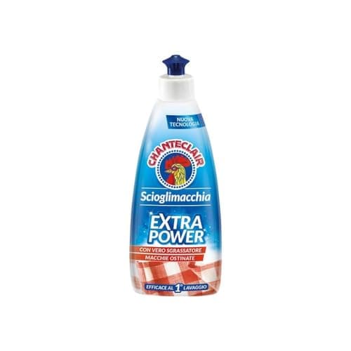 Chanteclair Scioglimacchia - Extra Power Liquido, Smacchiatore Contro Macchie Ostinate, con Vero Sgrassatore, Efficace al Primo Lavaggio - 375 ml
