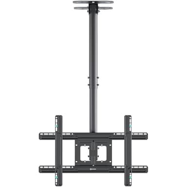 ONKRON Braccio per TV da 32 a 80 pollici - Staffa per TV Universale con Peso fino a 68 kg - Sostegno Televisore da Soffitto e Muro con max VESA 600x400 / Porta TV Girevole e Inclinabile N2L-B Nero