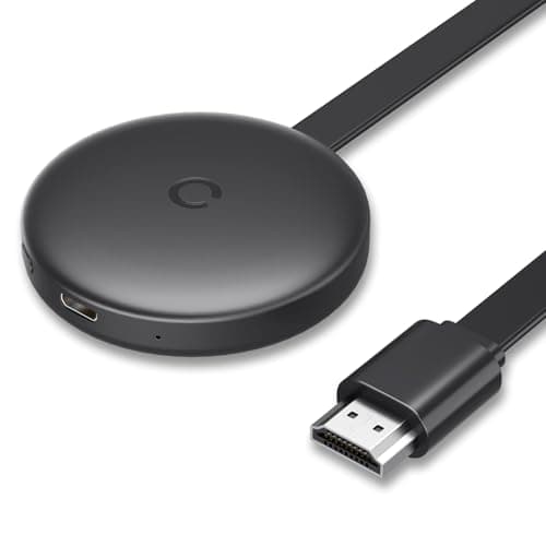 Dongle HDMI Wireless, 2,4/5 GHz Trasmettitore e Ricevitore HDMI Wireless Dongle Display WiFi 1080P Supporta Miracast/DLNA/Airplay Compatibile con iPhone, iPad, Smartphone, Laptop, PC, Monitor, HDTV