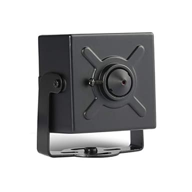 REVODATA 5MP POE IP Cam, obiettivo pinhole da 3,7 mm (70°FOV) Mini telecamera di sicurezza di sorveglianza Ultra HD, rilevamento del movimento, app per PC/telefono (I706-2-P)