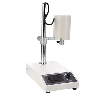 Omogeneizzatore Ad Alta velocità, Omogeneizzatore Ad Alta velocità Regolabile 8000‑22000 Giri/min Teste di Lavoro FSH-2A con Accessori per Frullatore da 5‑1000 Ml, Agitatori