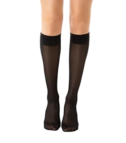 Relaxsan Basic 850 (1 Paio - Nero, 3/L) gambaletti compressione graduata 140 Den