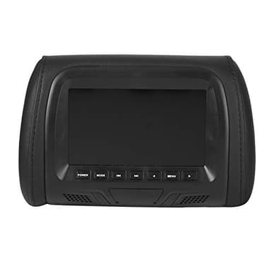 Universale Poggiatesta Monitor Kit, 7 Pollici Auto per Poggiatesta Monitor, Poggiatesta Video Media Player Mp5 Monitor per Auto Con Lettore Multimediale Video per Auto (Nero),Poggiatesta e braccioli