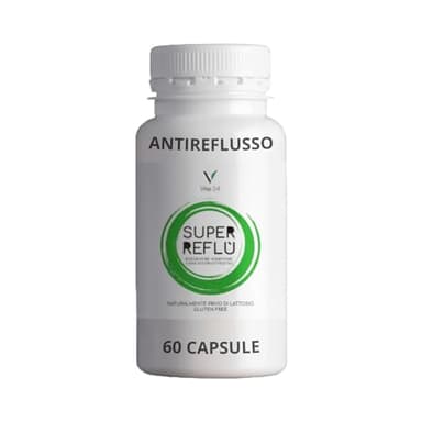 Vitae 24 Integratore Antireflusso, Combatte Acidità di Stomaco | integratore Vegetale a Base di Ficus Carica, Malva, Mastice di Chios, Rutina, Alloro, Boswelia, Passiflora e Centella (60 capsule)