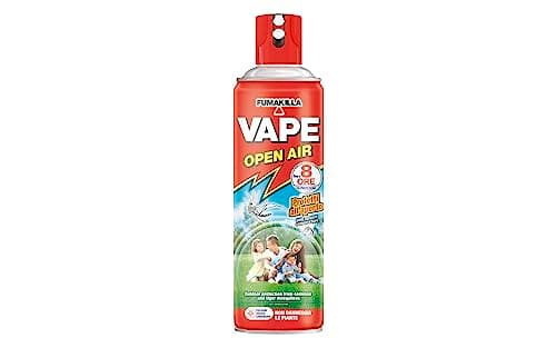 Vape, Acti Zanza Spray, Spray Zanzare per Interno ed Esterno, Efficace Anche Contro Flebotomi e Mosche, 500 ml