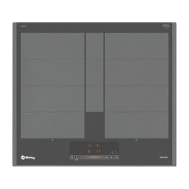 Balay, piastra a induzione, larghezza 60 cm, 2 zone, 11 livelli, Flex induzione totale, antracite, 3EB960AH