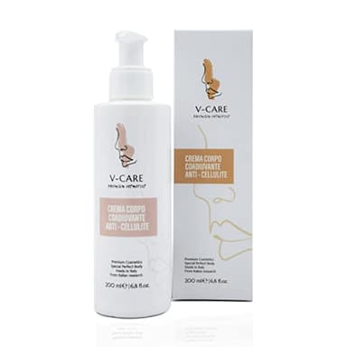 V-Care Crema Anticellulite | Trattamento Bio per la Cellulite su Glutei, Braccia e Corpo | Formula Termoattiva e Drenante