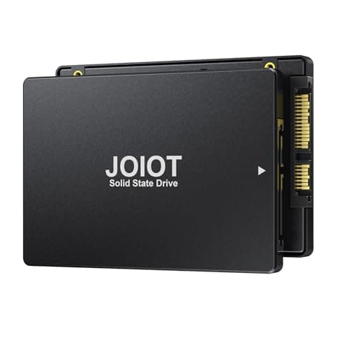 JOIOT SSD Interno 512GB Hard Disk Interno Fino a 500MB/s in Lettura 450MB/s in Scrittura Interno SSD 500gb SATA III 2.5 Pollici Unità a Stato Solido Interne Compatibile con Laptop e PC Desktop Nero