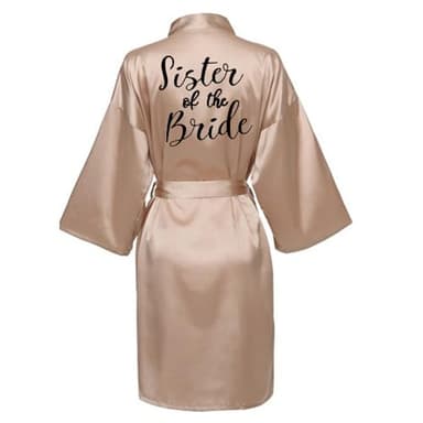 JPHCHSC Kimono in Raso da Donna Accappatoi e Vestaglie Satin Sexy Kimono Donna per Sposa Camicia da Notte ZZJ088