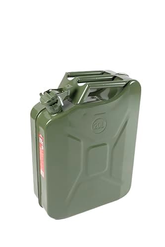 Tanica in Ferro Antiscoppio per Carburante 20L | Omologata con Chiusura di Sicurezza