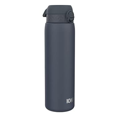 Ion8 Borraccia Termico 1 Litro, Acciaio Inox Isolamento, a Prova di Perdite, Facile da Aprire, Serratura Sicura, Lavabile in Lavastoviglie, Maniglia per il Trasporto, Ideale per Sport e Yoga, Blu Navy