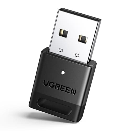 UGREEN USB Bluetooth 5.4 Adattatore per PC Dongle Chiavetta per Windows 11 10 8.1 Compatibile con Controller di PS5 PS4 Telefono Cuffie Auricolare Tastiera Mouse