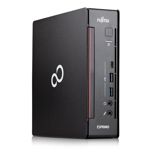 Fujitsu Esprimo Q957 Mini PC Computer Intel Pentium G4560, Memoria Ram 8Gb, Disco SSD 250Gb NVMe, Wifi, Windows 10 Pro (Ricondizionato)