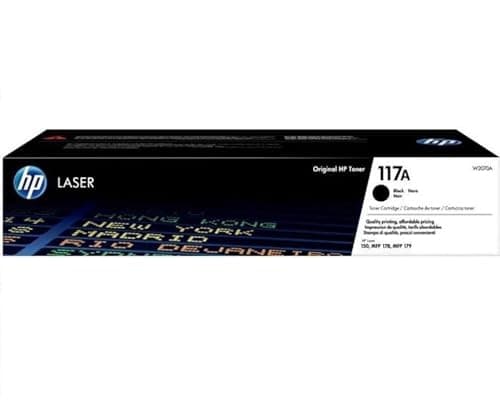 HP 117A W2070A, Cartuccia Toner Originale da 1000 Pagine, Compatibile con le Stampanti Laser 150, MFP178, MFP179, Nero