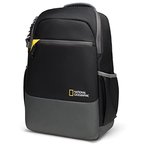National Geographic Zaino per Fotocamera DSLR o Mirrorless con Obbiettivi, Ultraleggero, NG E1 5168, Nero, Esclusiva Amazon