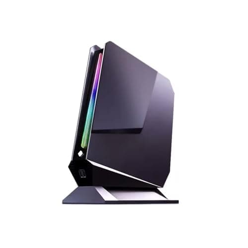 CYMINILMDPC Mini Gaming PC RTX 4060 8G,Core i7 13800H (up to 5.2GHz) DDR5 RGB Mini Gamer Desktop Barebone Computer WiFi6/2*HDMI2.0 (4K@60Hz)/BT5.2/2.5G LAN/USB-C/4K@60Hz