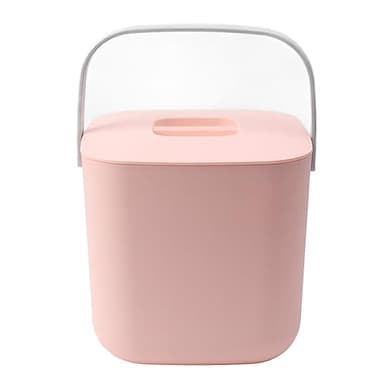 Mini Lavastoviglie da Appoggio, Lavastoviglie Portatile Portatile a Pulizia Completa Profonda a 360 Gradi Temporizzazione di 15 Minuti Spegnimento Lavatrice Portatile con Ventosa (Rosa)