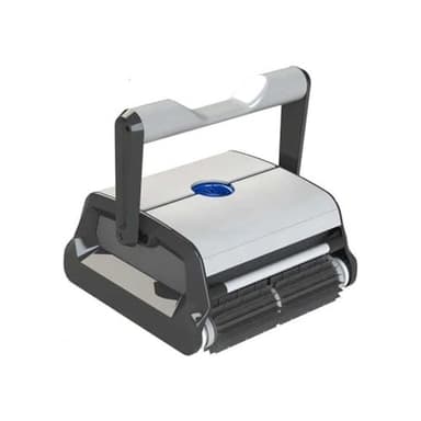 Bestway Robot aspirapolvere elettrico Clean Pool per piscine 4 x 8 m, 2 motori fondo e parete bianco/nero