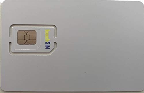 BeachSIM Scheda SIM Prepagata per Localizzatore GPS Con Credito Incluso | Senza Canone Mensile | Tracciamento Affidabile per Dispositivi GPS