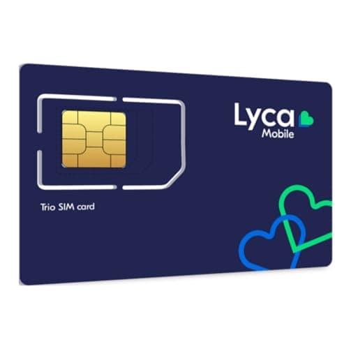Sim 100% anonima Lycamobile Uk, già attiva e pronta per l'utilizzo, utilizzabile in italia, scheda telefonica con contratto a consumo, nessun canone mensile.