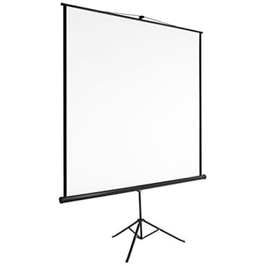 TecTake Schermo proiezione con treppiede Home Cinema videoproiettore 16:9 4:3 HD TV - Disponibili in Diverse Misure - (152x152cm | No. 402513)