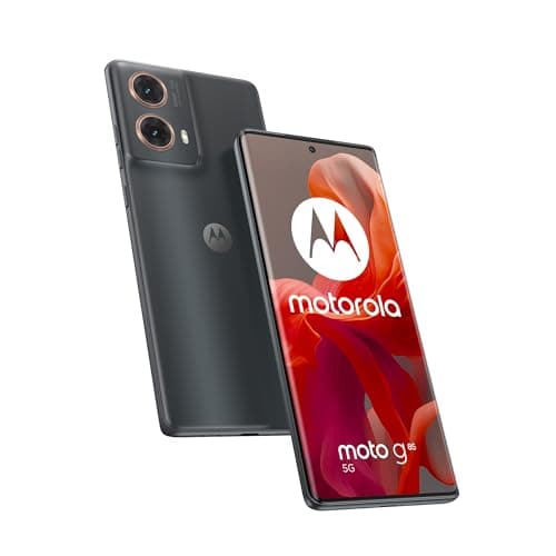 Motorola Moto g85 5G (12/256GB, Display 6.67'' pOLED FHD+ HiD 120Hz, Snapdragon 6s Gen 3, Doppia camera 50+8MP, batteria 5000mAh, Dual SIM, Android 14), Gadget Grey