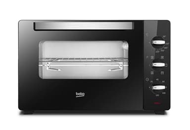 Beko - BMOF45B - Fornetto Elettrico, Cottura Ventilata, 45 Litri, 2000 W, 5 Funzioni, Timer 120 min, Temperatura fino a 220° - Nero