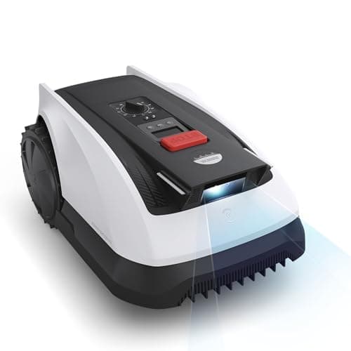 ECOVACS Robot tosaerba GOAT O800 RTK 800㎡, senza fili, RTK potenziato da lidar+navigazione visiva, percorso di passaggio 0,7 m, mappatura automatica, falciatura personalizzabile, falciatura a