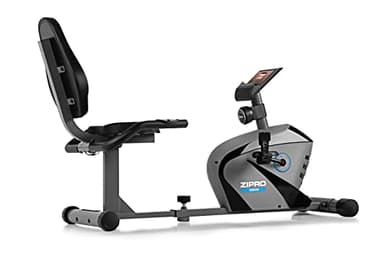Zipro Cyclette Vision, Fitness Bike Ergometrico, Trainer Magnetico per Bicicletta, Ergometro fino a 120 kg, Bici da Interno, Cyclette per Allenamenti Domestici, Batteria Operata
