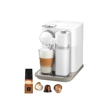 De'Longhi Nespresso Gran Lattissima EN640.W, Macchina per Caffè Automatica, Macchina per Caffè a Capsule, Schiumatura Automatica del Latte, Pressione 19 Bar, Cappuccino, 1400W, Bianco