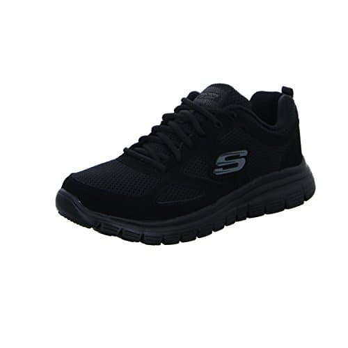 Skechers Burns- Agoura Uomo Scarpe da ginnastica, Black, 43 EU