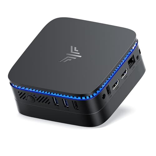 NiPoGi Mini PC Ιntel Alder Lake N100 (fino a 3,4 GHz) 12 GB LPDDR5 4800 MHz/256 GB M.2 SSD,Desktop, Tower PC 4 K@60HZ HD Dual Display,WiFi 2.4G/5G, RJ45, BT4.2, VESA Supportato