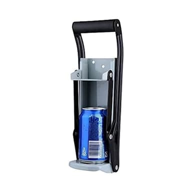 Ausla Schiaccia Lattine di Metallo 500 ml, Montaggio a Parete, Compattatore di Lattine Strumento per Il Riciclo di Lattine di Birra
