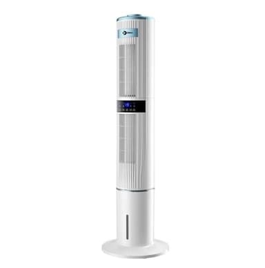 Diloc D.overfresh Raffrescatore d'aria ad acqua a Torre Portatile Raffreddatore Ventilatore Umidificatore Evaporativo Oscillazione 360° con telecomando senza tubo Ghiaccio Timer 24h a Colonna 65w 5 Lt