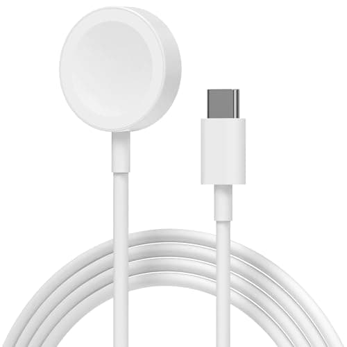 Caricatore per Apple Watch, Certificato MFi Cavo di Ricarica Wireless Magnetico da 1m per iWatch, Caricabatteria per Orologio USB C Compatibile con Apple Watch Series 10/9/8/7/6/5/4/3/2/Ultra/SE