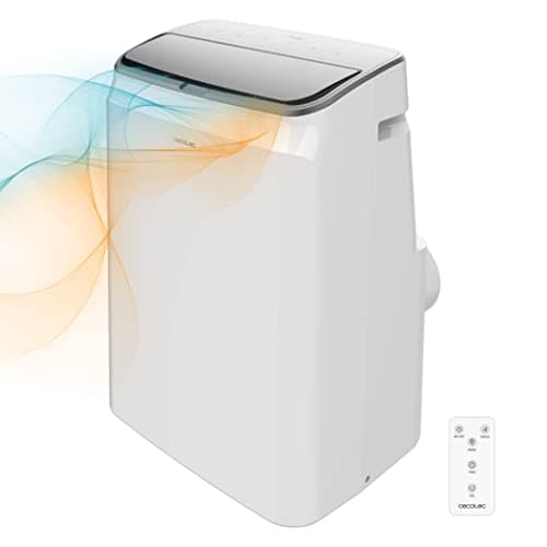 Cecotec Condizionatore Portatile con telecomando e pompa di calore ForceClima 14600 Heating. 14000 BTU, display a LED, 5 modalità, deumidificazione, copertura 30 m2