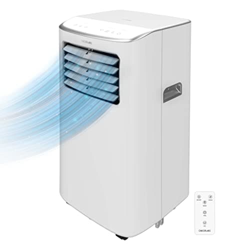 Cecotec Condizionatore Portatile con telecomando e controllo tattile ForceClima 7400 Soundless Touch. 7000 BTU, schermo LED, 4 modalità, 2 velocità, copertura fino a 20 m2