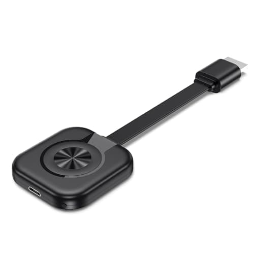 Wireless HDMI Dongle per TV/Proiettore/Monitor, Dongle di Display HDMI Miracast 2,4/5 GHz Adattatore WiFi 1080P Compatibile con iPhone/iPad/iOS/Android/Windows/Mac, Supporta Miracast/DLNA/Airplay
