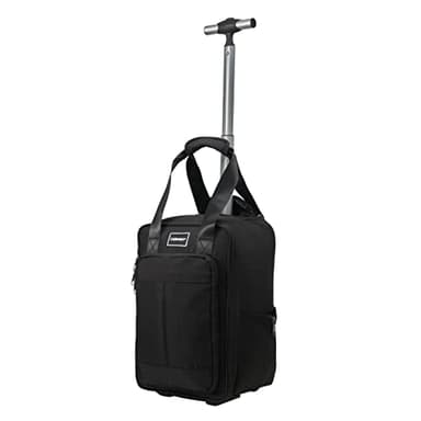 Cabin Max Narvik 40x20x25 cm Stowaway 20L Bagaglio a mano per Ryanair Borsa da cabina sotto il sedile (rPET Riciclato Nero)